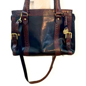 Vintage Leather Brahmin Bag